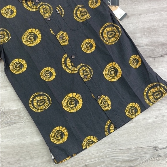 RIP CURL- SALTWATER MENS Button up short sleeve shirt - Picture 6 of 7